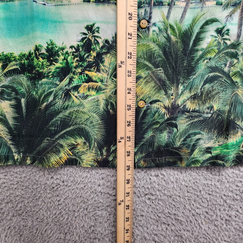 Roark Gonzo Palms Camp Collar Shirt Men Large Hinano Otemanu Vacation Travel NEW - Picture 14 of 14